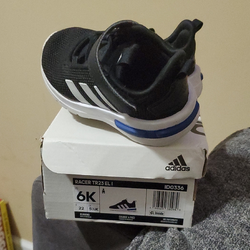 Adidas Kids Racer TR23 Black Sneakers